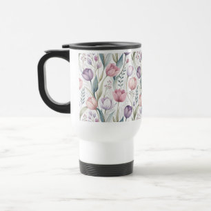 Skandinavier Tulip Blumenmuster Reisebecher