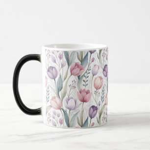 Skandinavier Tulip Blumenmuster Verwandlungstasse