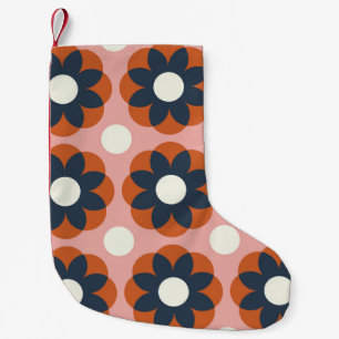 Skandinavisch Blumig: Vintage Nahtloses Design Kleiner Weihnachtsstrumpf