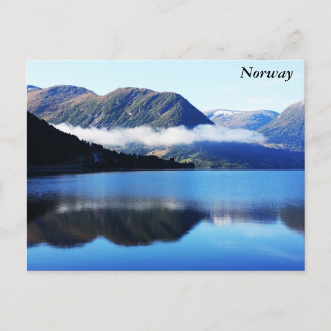 Skandinavische Berge, Die Nordsee, aufgenommen... Postkarte (Vorderseite)