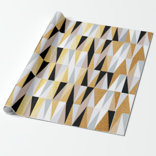skandinavische Design Dreiecke nahtlos Muster vin Geschenkpapier