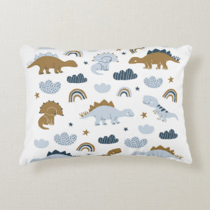 Skandinavische Dinosaurier, Sterne, Regenbögen, Il Dekokissen