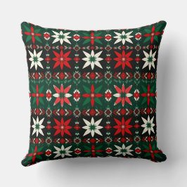 Skandinavische Fair Isle Weihnachtsedition 3 Kissen