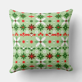 Skandinavische Fair Isle Weihnachtsedition 4 Kissen