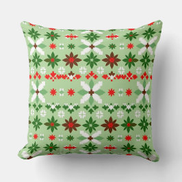 Skandinavische Fair Isle Weihnachtsedition 4 Kissen