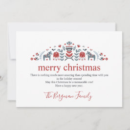 Skandinavische Folk Art Dala Foto Weihnachten