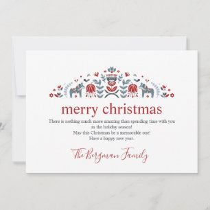 Skandinavische Folk Art Dala Foto Weihnachten