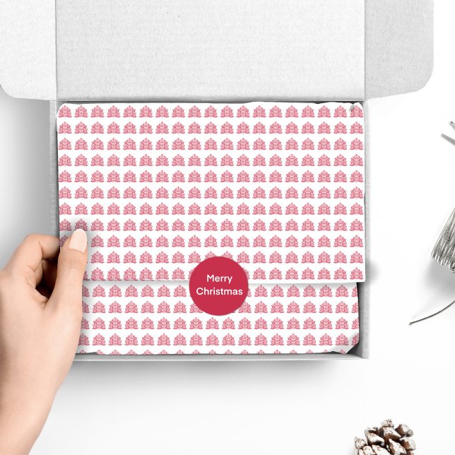 Skandinavische Folk Kunst Nordic Christmas Tree Seidenpapier (Von Creator hochgeladen)