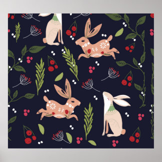 Skandinavische Folklore Poster