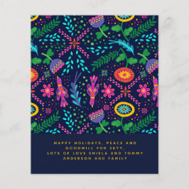 Skandinavische Folklorekunst - Blume Jährliches Sc