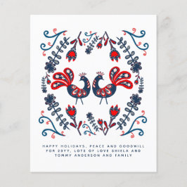 Skandinavische Folklorekunst - Feiertage Jahresbri