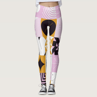 Skandinavische Geometrie: HandGezeichnet Kunstwerk Leggings