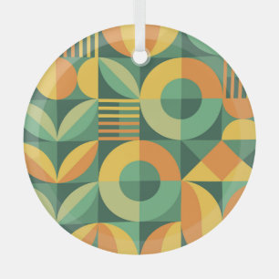 Skandinavische Geometrische Vintage Landwirtschaft Ornament Aus Glas