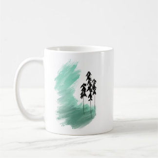 Skandinavische Grünbaumkunst Kaffeetasse