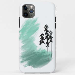 Skandinavische grüne Baumkunst einfache moderne Mi Case-Mate iPhone Hülle