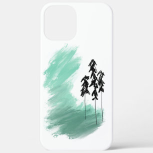 Skandinavische grüne Baumkunst einfache moderne Mi Case-Mate iPhone Hülle