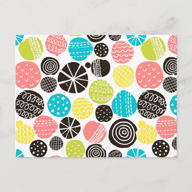 Skandinavische Kreise Postkarte (Vorderseite)