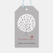 Skandinavische moderne Winterferien graue