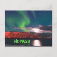 Skandinavische Nordlichter - Rote Klippen