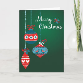 Skandinavische Ornamente Frohe Weihnachten