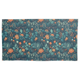 Skandinavische Pflanze und Blume Kissenbezug