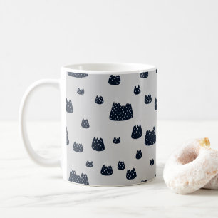 Skandinavische Schneehauben Kaffeetasse