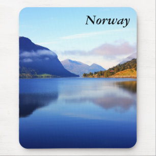 Skandinavische Schönheit, Norwegen Mousepad