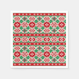 Skandinavische Selburose Weihnachtsedition 2 Serviette