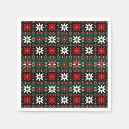 Skandinavische Selburose-Weihnachtsedition 3 Serviette