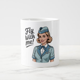 Skandinavische Stewardess Specialty Mug Jumbo-Tasse