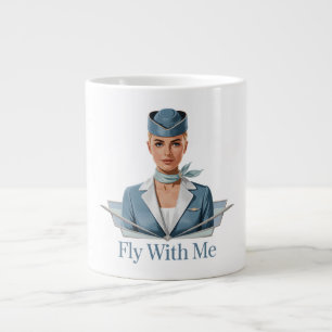 Skandinavische Stewardess-Spezialtasse Jumbo-Tasse