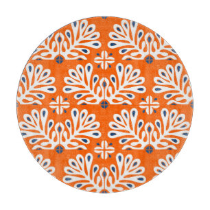 Skandinavische Tradition: Ethnische Blumenmosaik. Schneidebrett