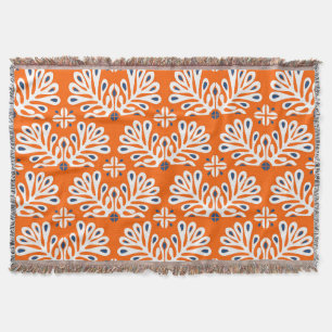 Skandinavische Tradition: Ethnisches Blumenmosaik. Decke