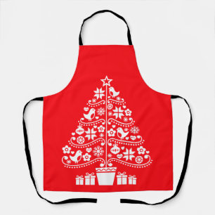 Skandinavische traditionelle Weihnachtsdekoratione Schürze