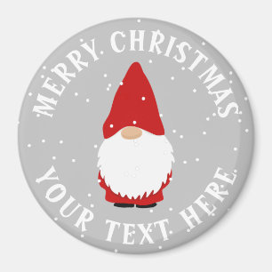 Skandinavische Trolle Weihnachtsgnome-Kühlschrank Magnet