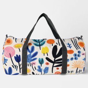 Skandinavische Volksblumen Nordische Botanische Ku Duffle Bag