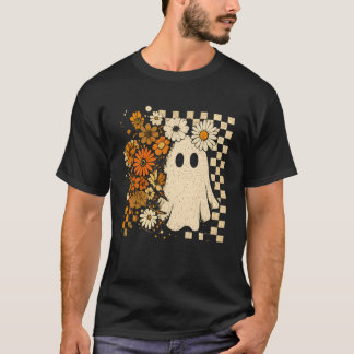 Skandinavische Volkskunst Halloween Geist Boho Her T-Shirt