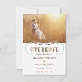 Skandinavische Volkskunst Herbstfarben Hochzeiten Save The Date