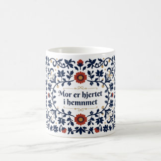 Skandinavische Volkskunst Muttertags-Kaffeetasse Kaffeetasse