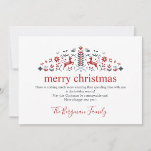 Skandinavische Volkskunst Rentier Foto Weihnachten