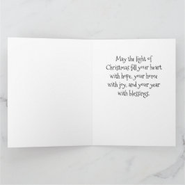 Skandinavische Volkskunst Weihnachtsbaumkarte Karte