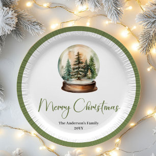 Skandinavische Weihnachts-Personalisierte Teller