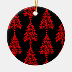 Skandinavische Weihnachtsbaumdekorationen Keramik Ornament