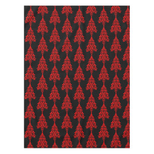 Skandinavische Weihnachtsbaumdekorationen Tischdecke