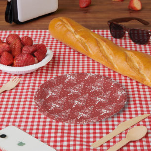Skandinavische Weihnachtsbaummagie Pappteller