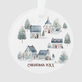 Skandinavische Weihnachtsdekoration Wasserfarbenhä Ornament