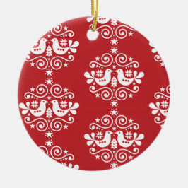 Skandinavische Weihnachtsdekorationen Keramik Ornament