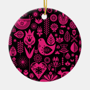 Skandinavische Weihnachtsdekorationen Keramik Ornament