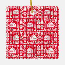 Skandinavische Weihnachtsdekorationen