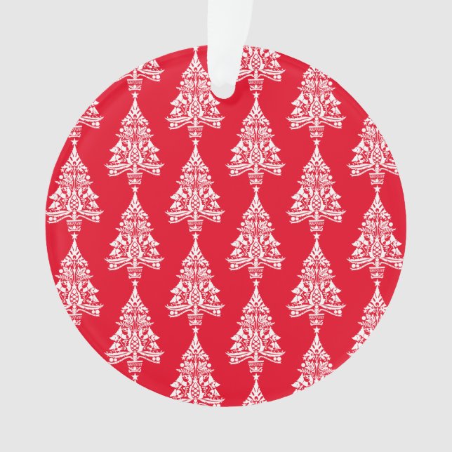 Skandinavische Weihnachtsdekorationen Ornament (Vorderseite)